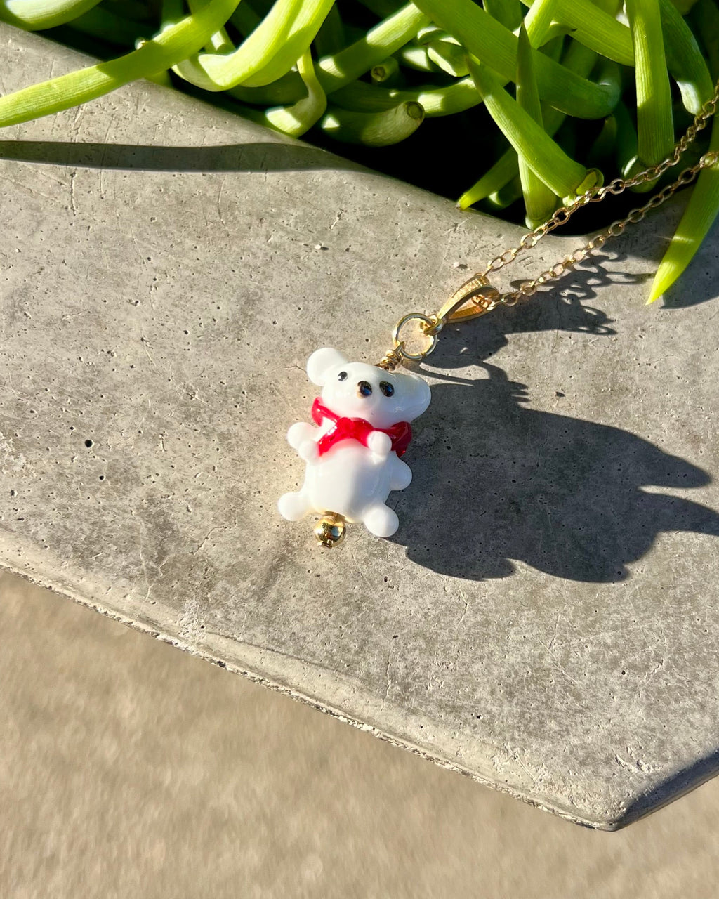 Bloopie Snow Bear Necklace🐻‍❄️