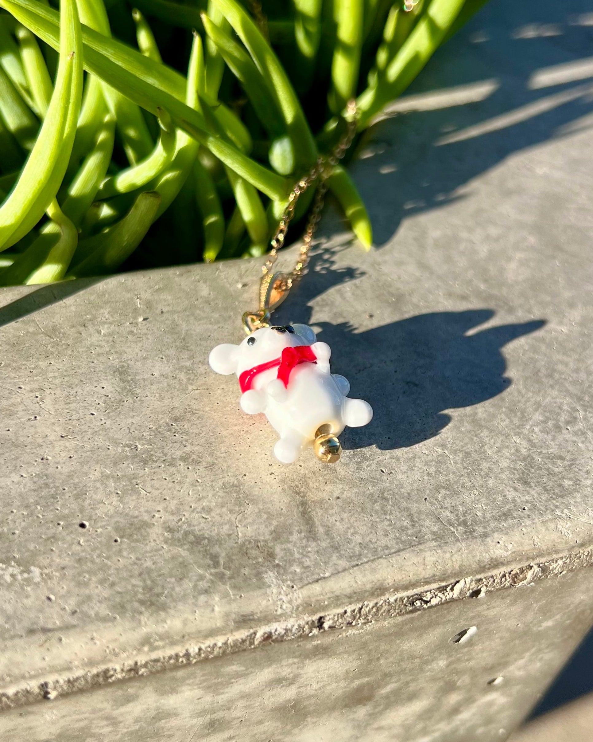 Bloopie Snow Bear Necklace🐻‍❄️