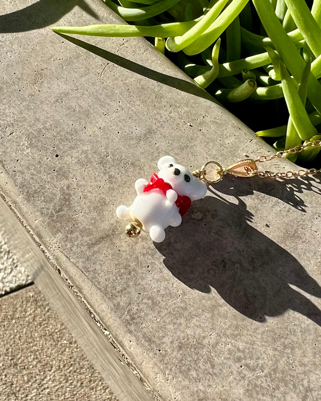 Bloopie Snow Bear Necklace🐻‍❄️