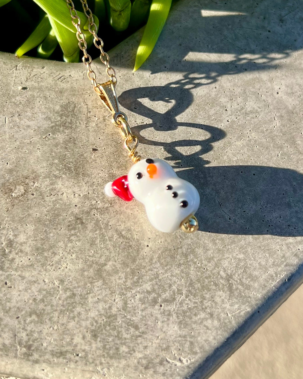 Bloopie Santa Snowman Necklace