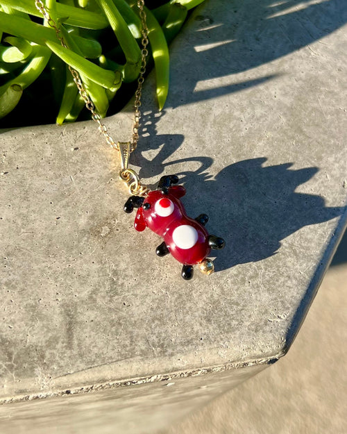 reindeer necklace