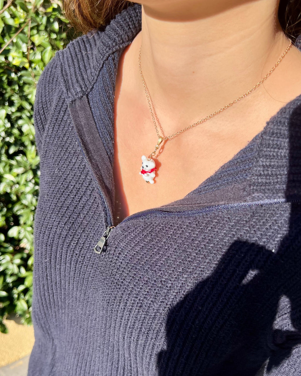 Bloopie Snow Bear Necklace🐻‍❄️