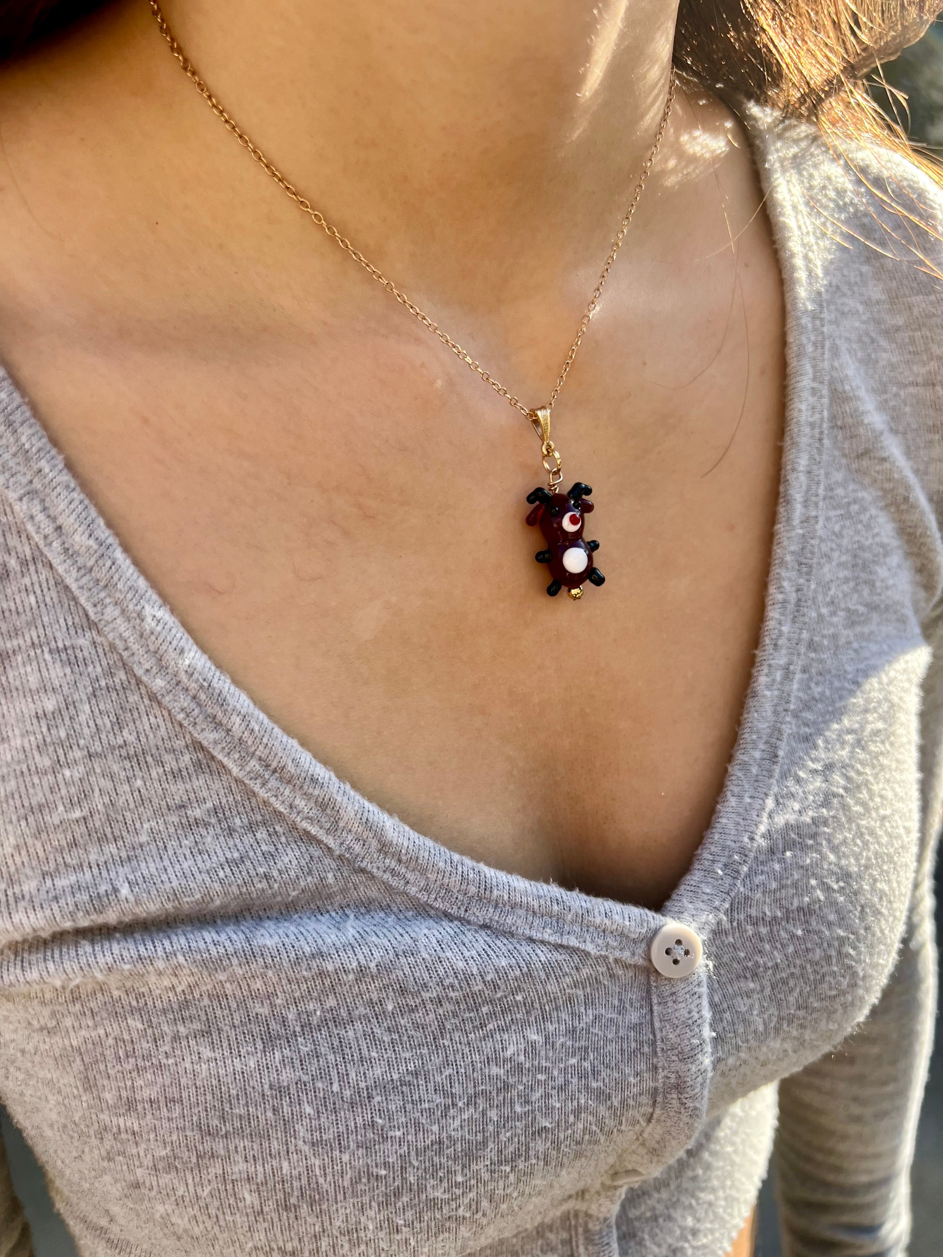 Bloopie Cozy Reindeer Necklace🤎