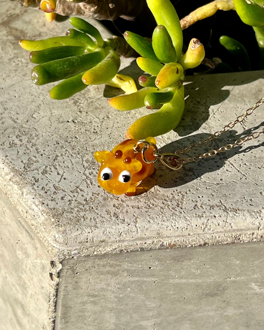 Bloopie Sunlit Giraffe Necklace