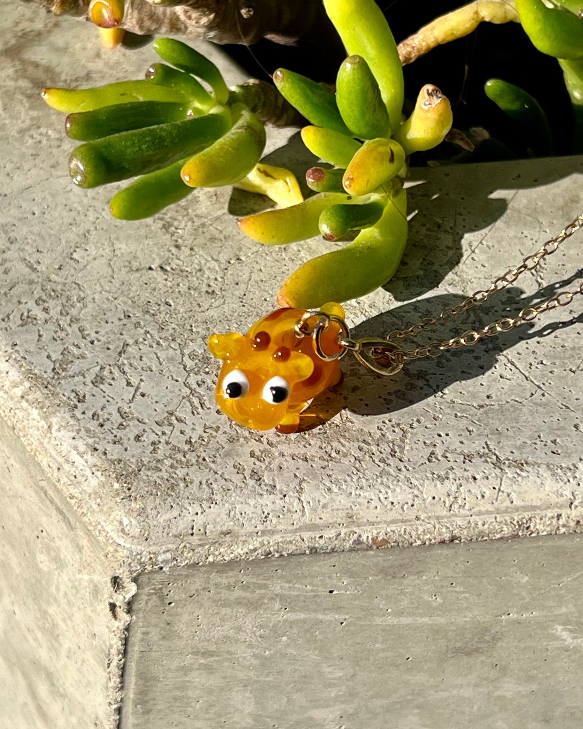 Bloopie Sunlit Giraffe Necklace