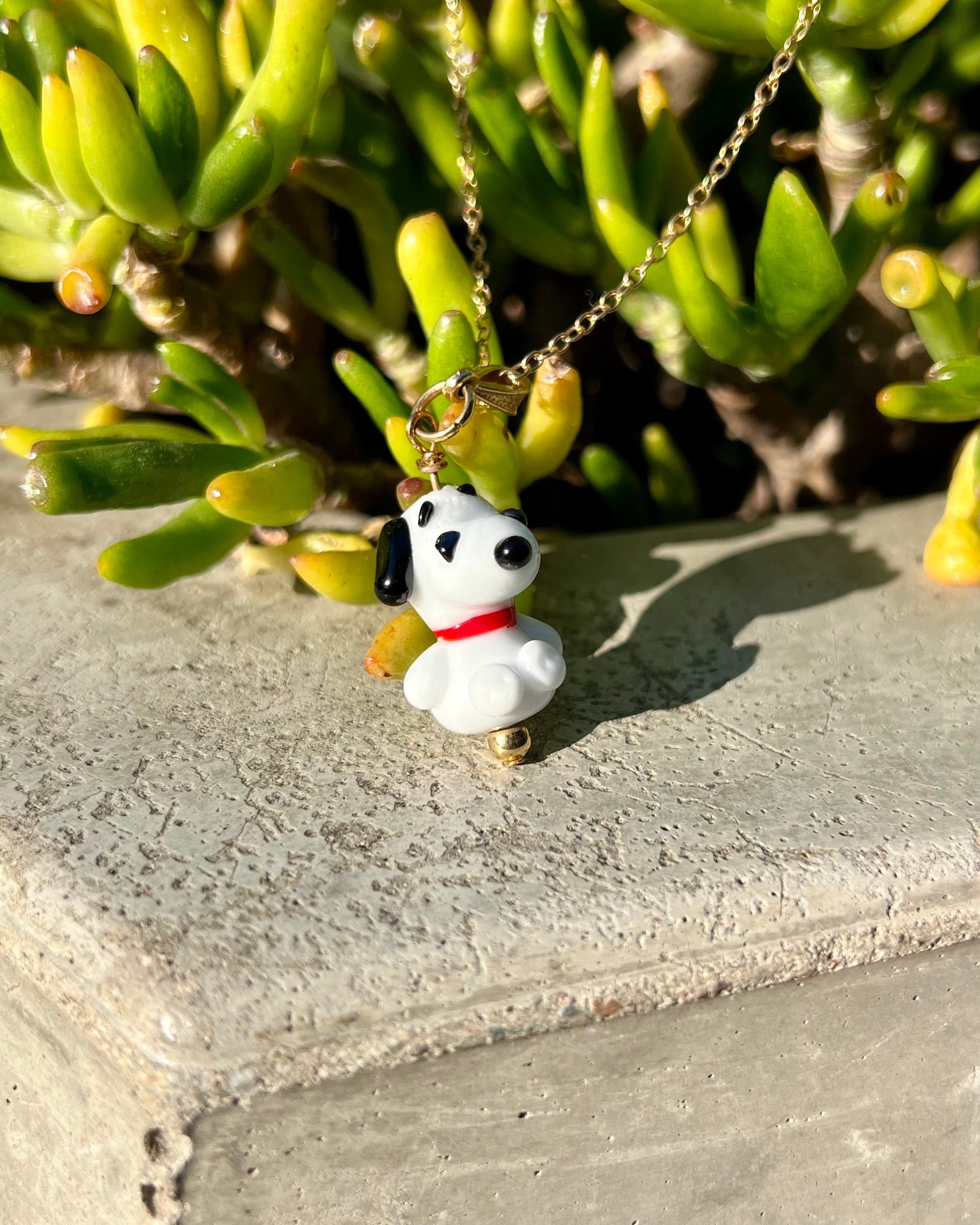 snoopy necklace