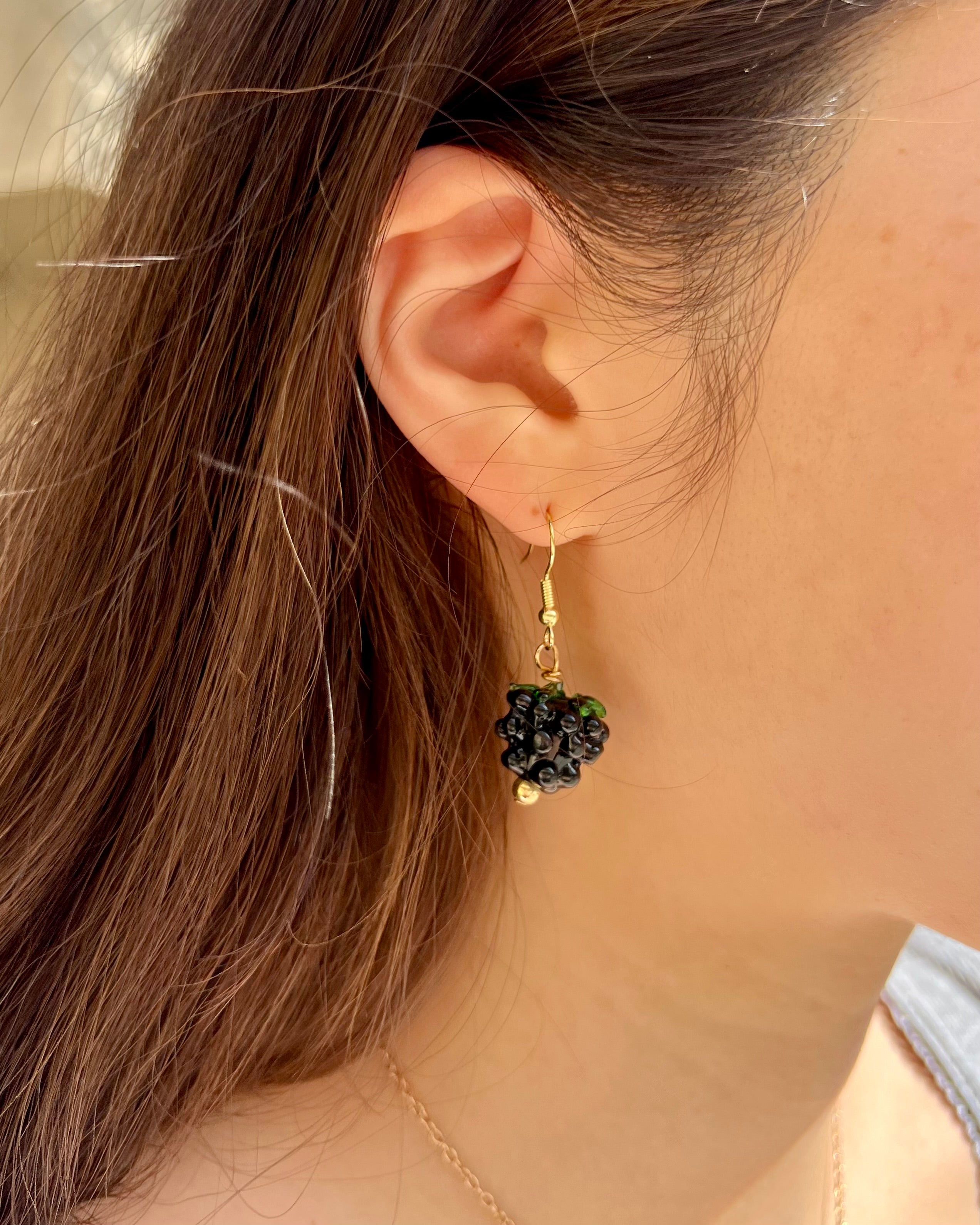 Little Blackberry Earrings