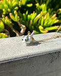 Milky White Cat Necklace