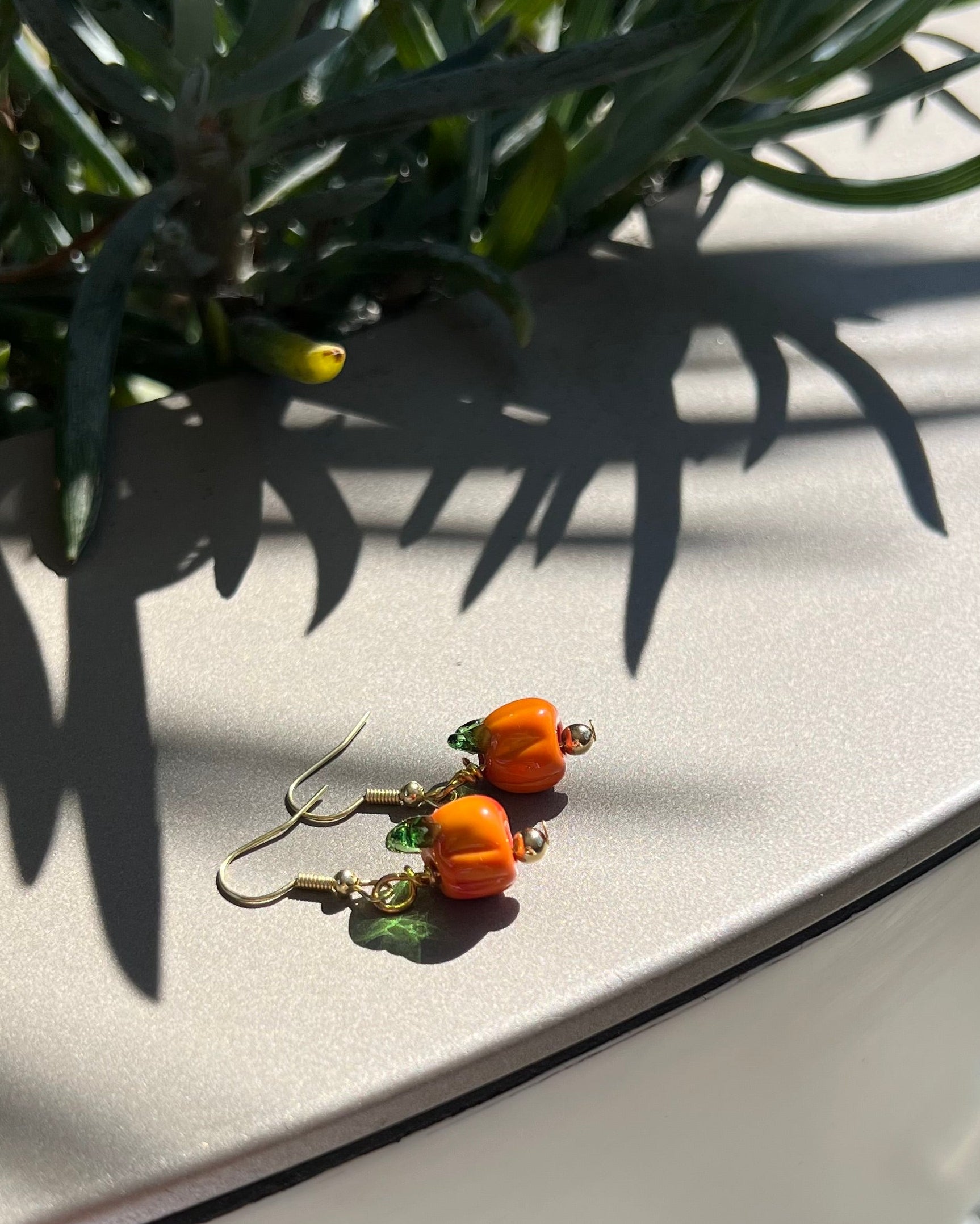 Pumpkin Earrings