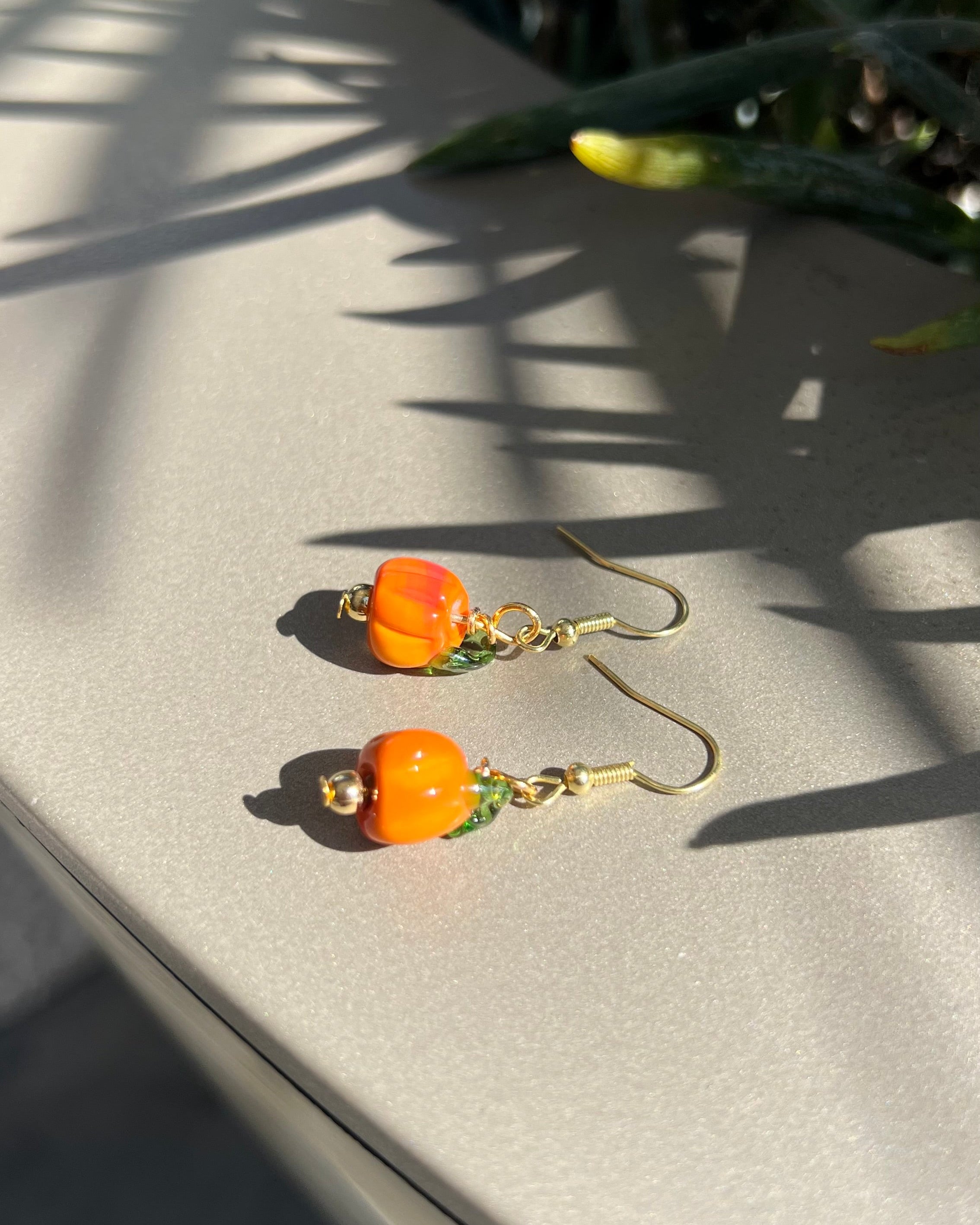 Pumpkin Earrings