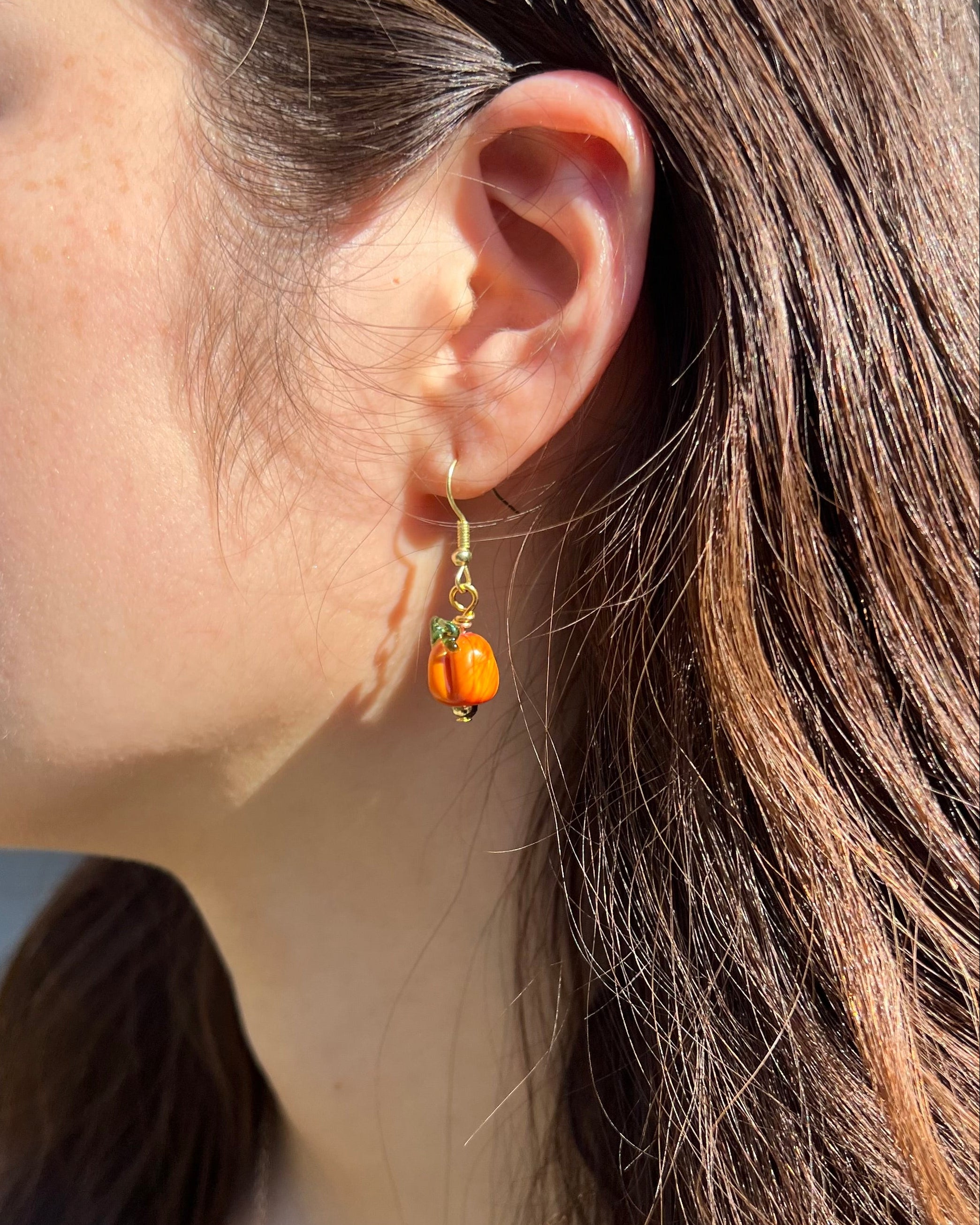 Pumpkin Earrings