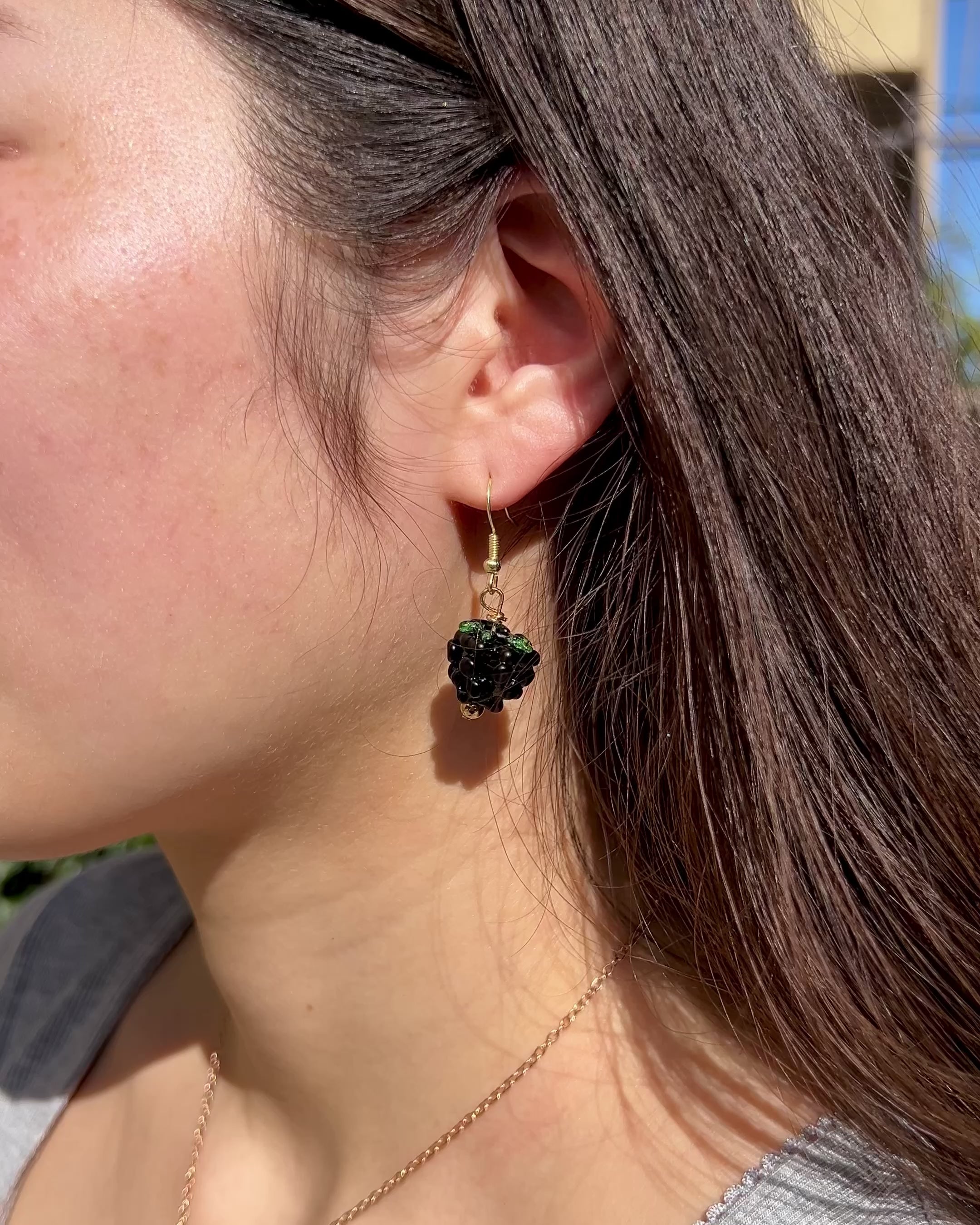 Little Blackberry Earrings