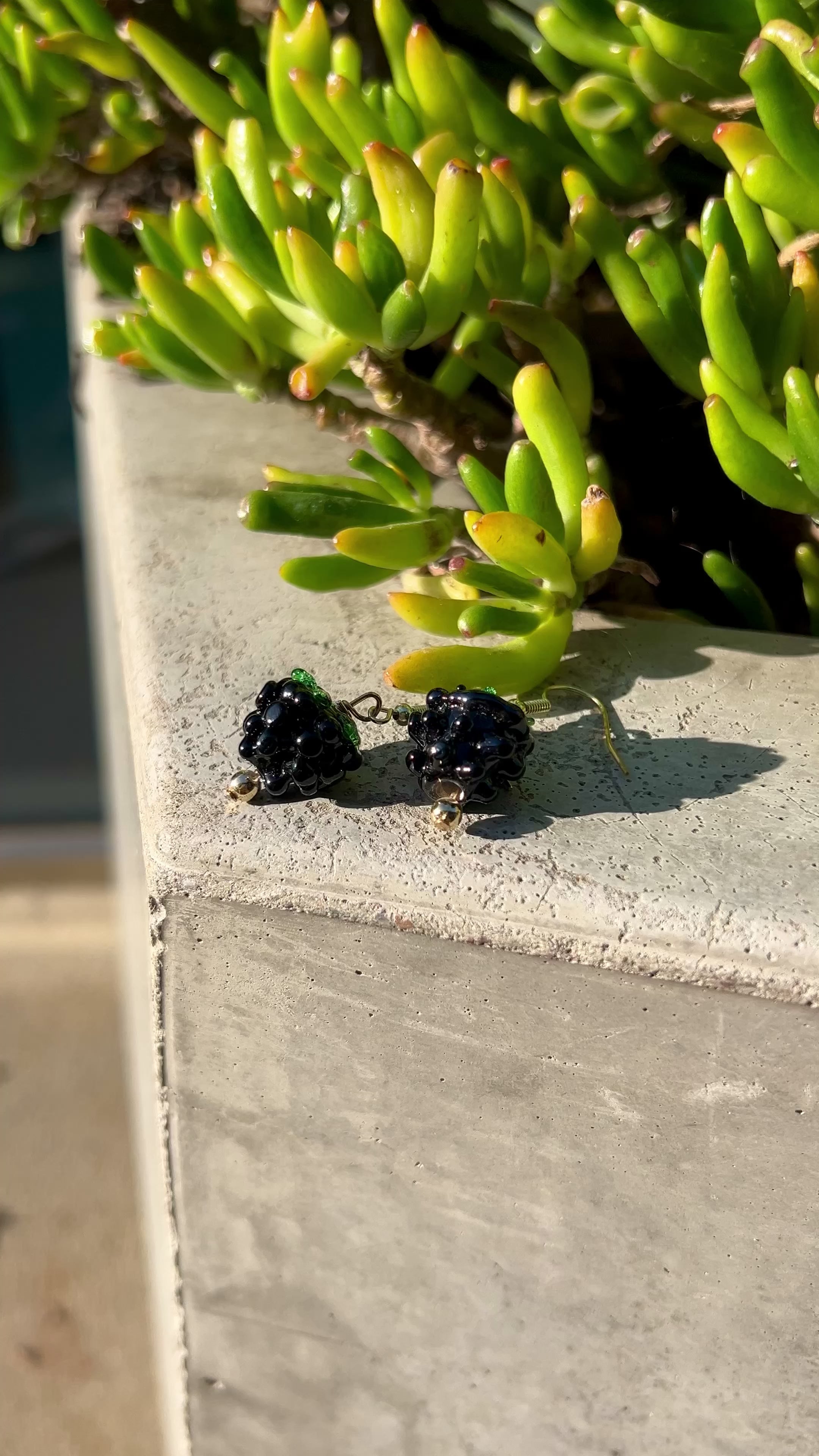 Little Blackberry Earrings