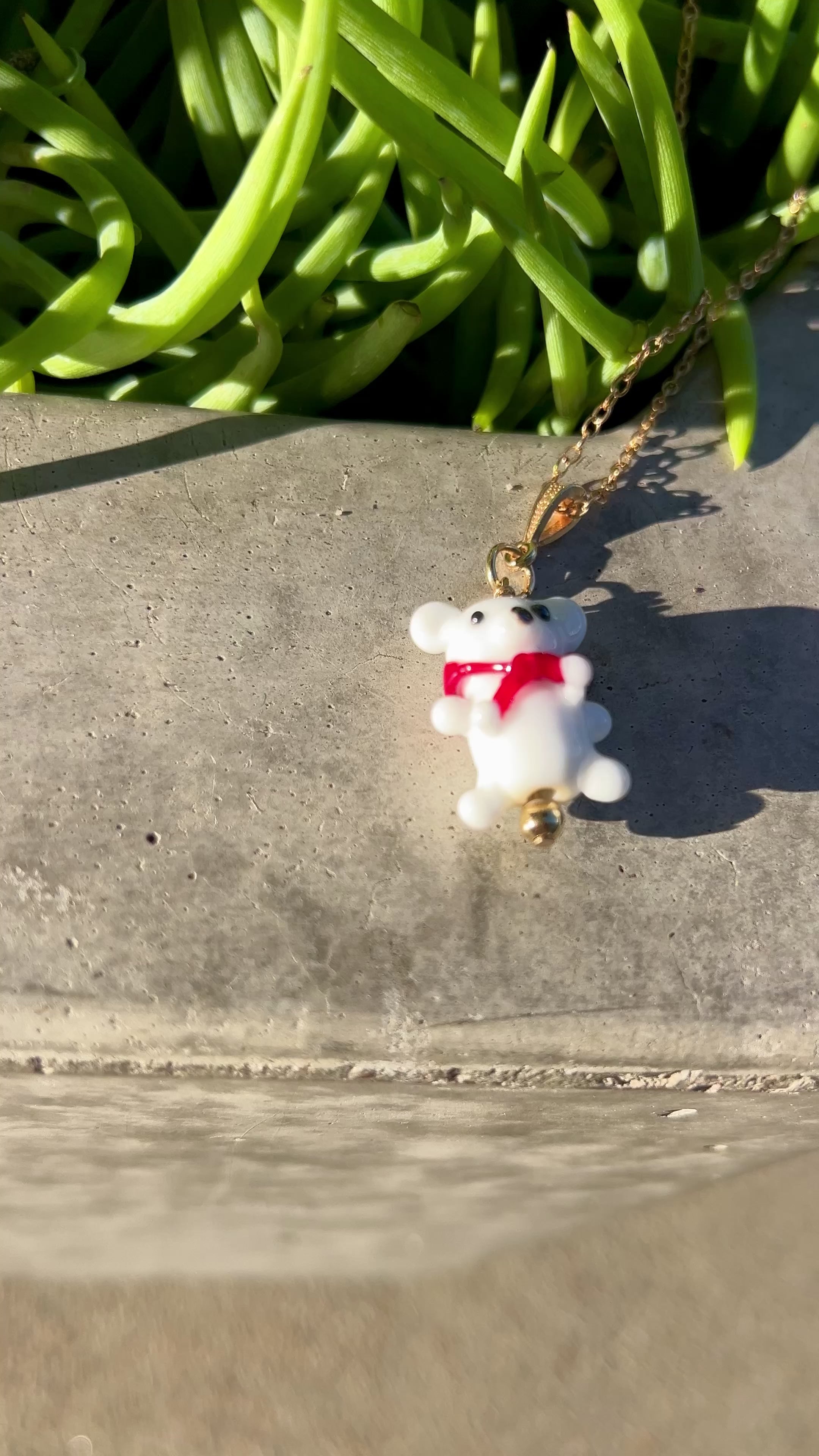 Bloopie Snow Bear Necklace🐻‍❄️